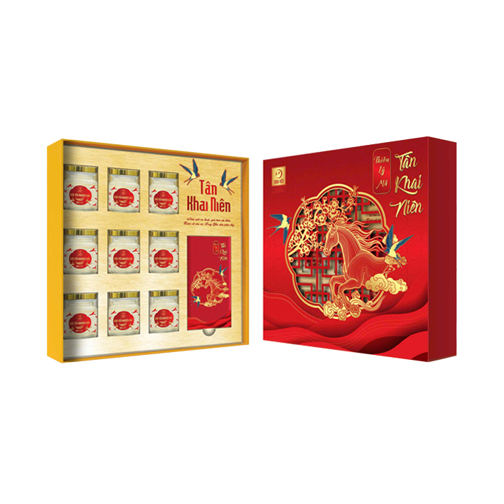 Hộp Quà Tết Song Yến 2026 - Tân Khai Niên 2